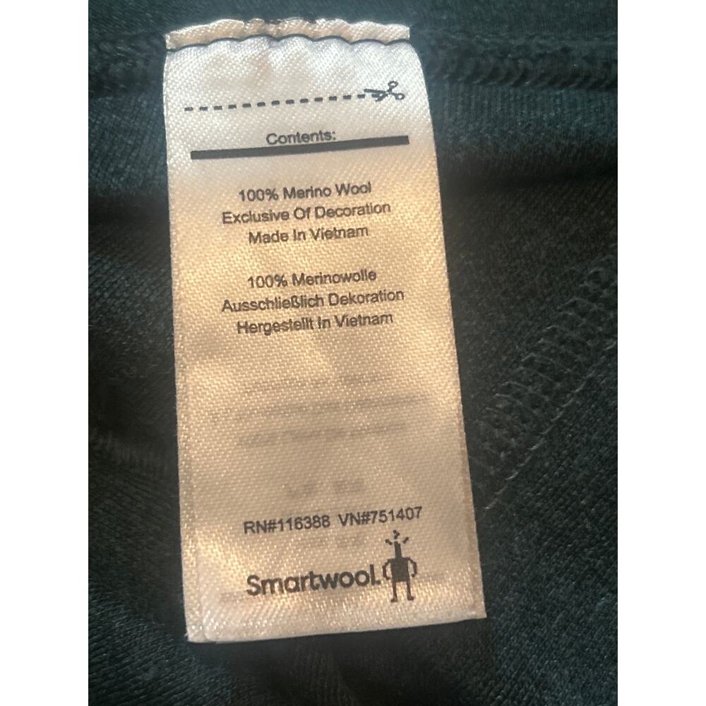 Smartwool 100% Merino Wool Green Thermal Leggings XL - Picture 6 of 6